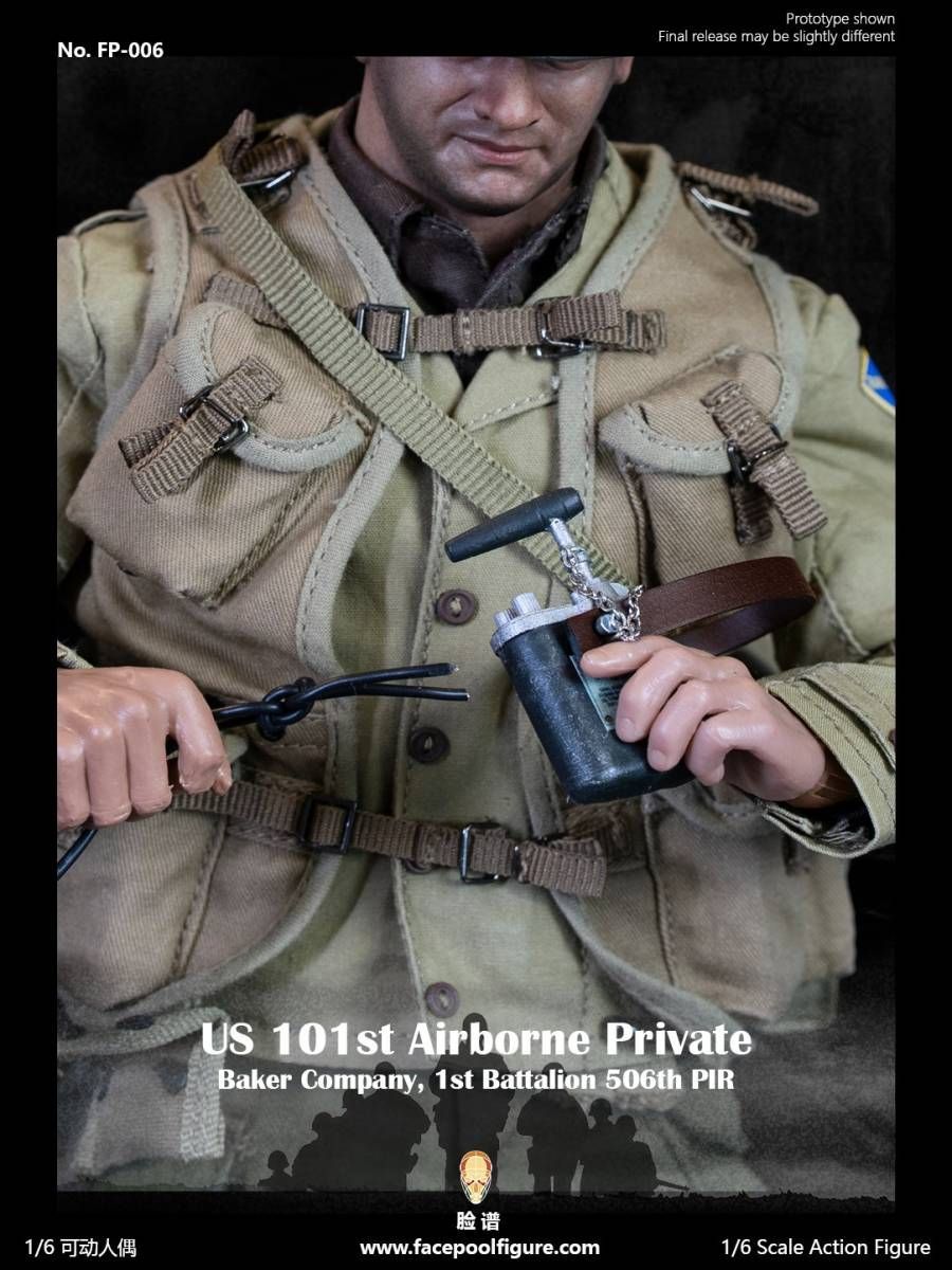 Facepoolfigure 1/6 WWII アメリカ陸軍 第101空挺二等兵 新品 FP006 プライベート ライアン - メルカリ