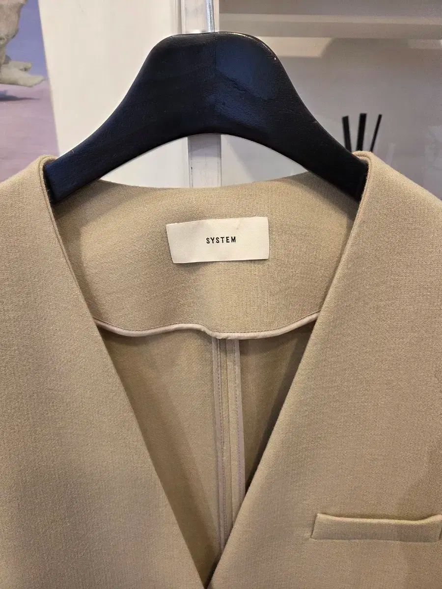 システム ウール100 オーバーサイズ ジャケット
