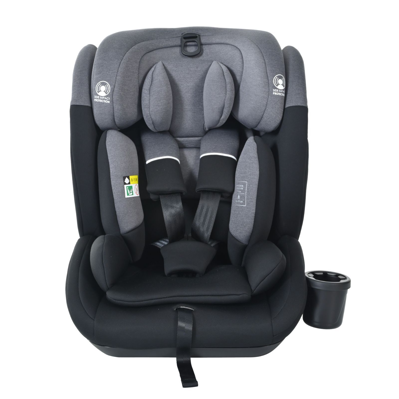 トップテザー 新安全基準R129適合 チャイルドシート ISOFIX 生後15ヶ月～12歳頃 76～150cm ジュニアシート 長く使える 洗える 取付簡単 キッズシート ベビーシート ドリンクホルダー付き 出産祝い
