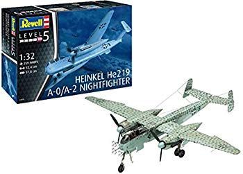 (未使用･未開封品)　ドイツレベル 1/32 ドイツ軍 ハインケル He219 A-0 夜間戦闘機 プラモデル 03928 qdkdu57 Amazon | ドイツレベル 1/32 ドイツ軍 ハインケル He219 A-0