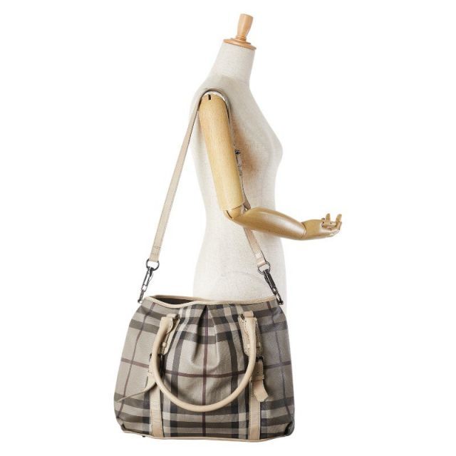 中古 バーバリー トートバッグ ハンドバッグ ABランク ノバチェック  