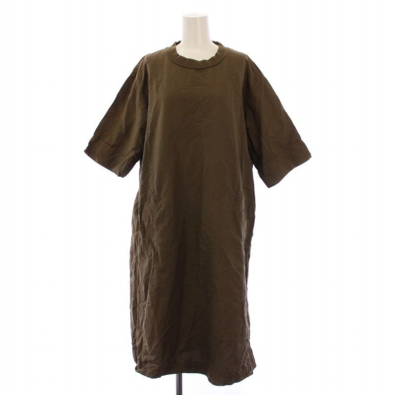 マーガレットハウエル　リネンコートリネンワンピース マーガレットハウエル MHL. DRY COTTON LINEN OP ワンピース