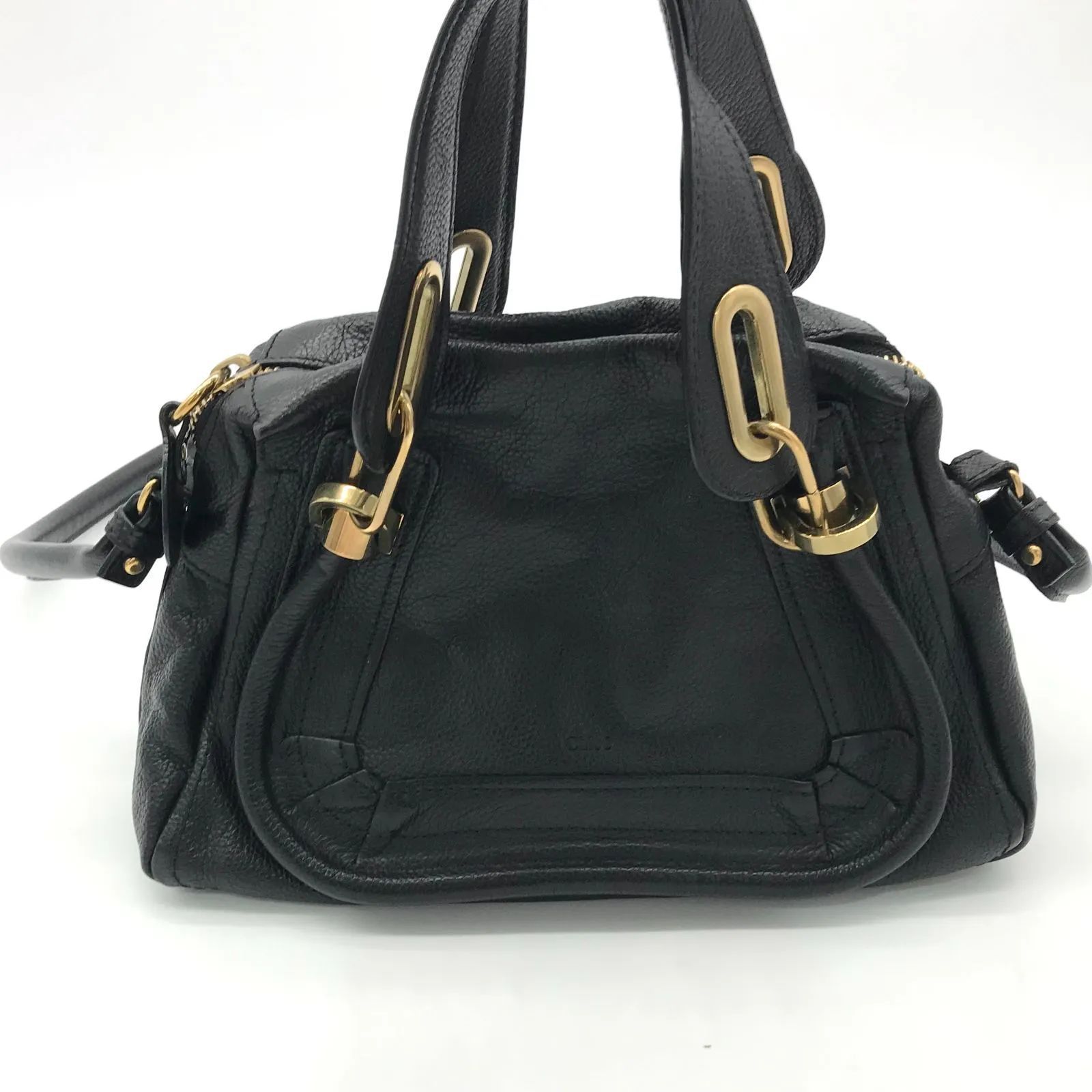 Chloé クロエ パラティ ハンドバッグ レザー ブラック 2way Chloe】クロエ『パラティ 2WAYハンドバッグ』レディース 2WAYバッグ 1