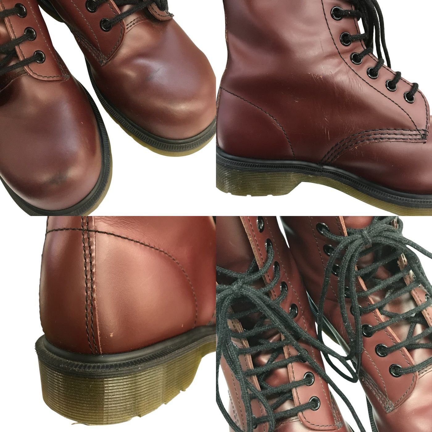 Dr.Martens ドクターマーチン 10ホール ブーツ レディース スチール  