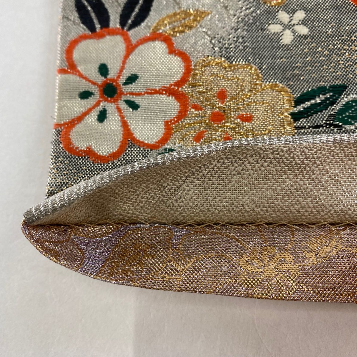 ベビーグッズも大集合 美品 袋帯 逸品 【中古】 正絹 六通 着物・浴衣