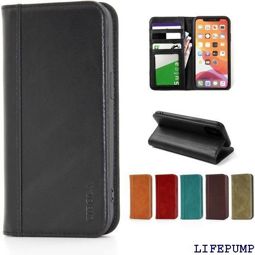 CIBOLA 牛革 iPhone 12 mini ケース 手帳型 本革 アイフォン 12 ミニ カバー 手帳 革 アイホン12ミニ スマホケース カード収納 スタンド機能 iPhone12ミニ 携帯ケース 耐衝撃 レンズ保護 擦り傷防 i ブラック 250