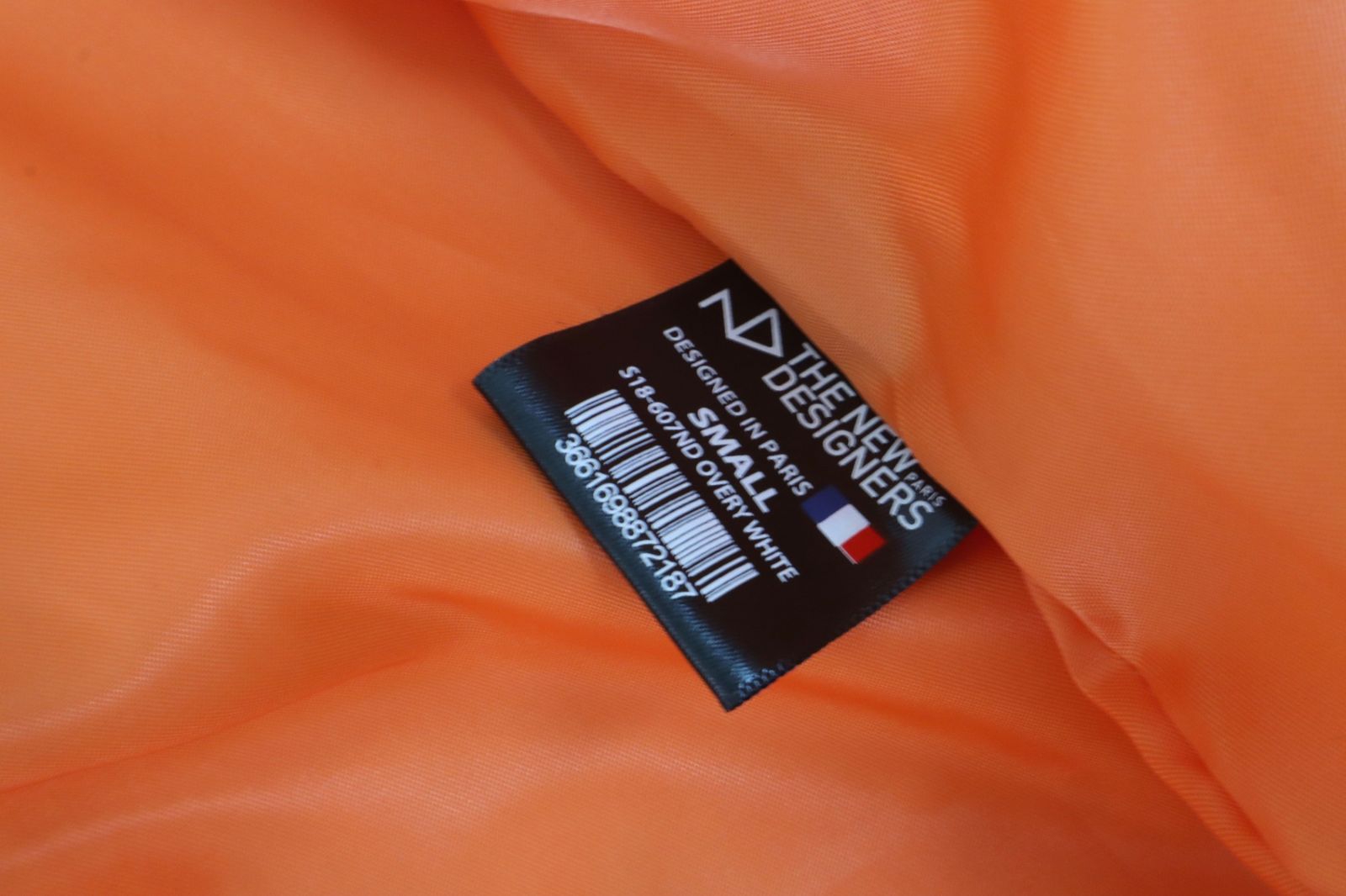 美品 THE NEW DESIGNERS ニューデザイナーズ MA-1 ホワイト Sサイズ