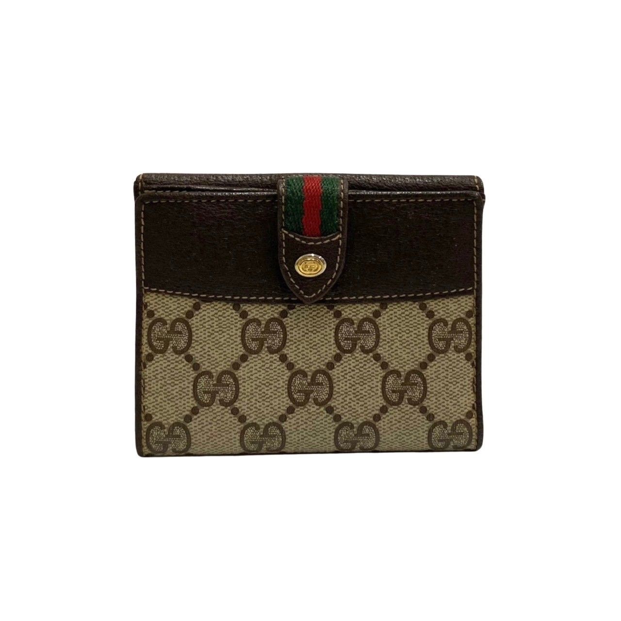 ほぼ未使用 GUCCI グッチ オールドグッチ シェリーライン GGモノグラム