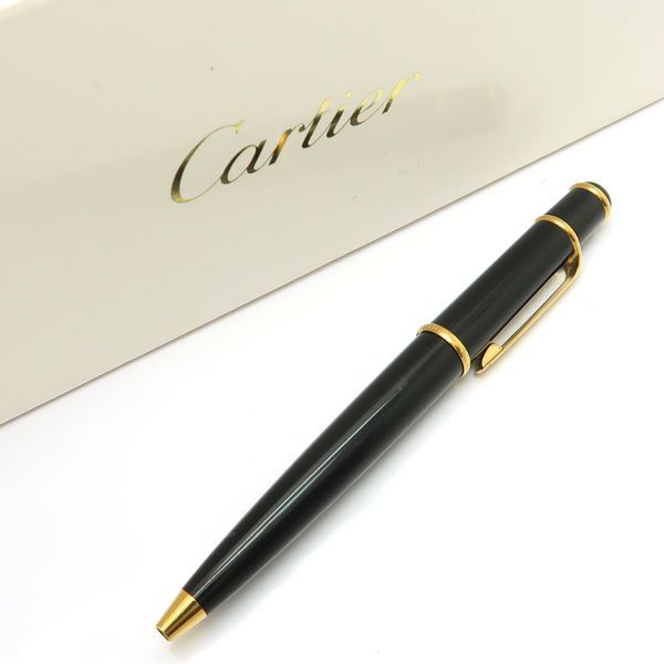 【ジャンク】カルティエ　ミニディアボロ　ボールペン カルティエ Cartier ミニディアボロ ボールペン ブラック
