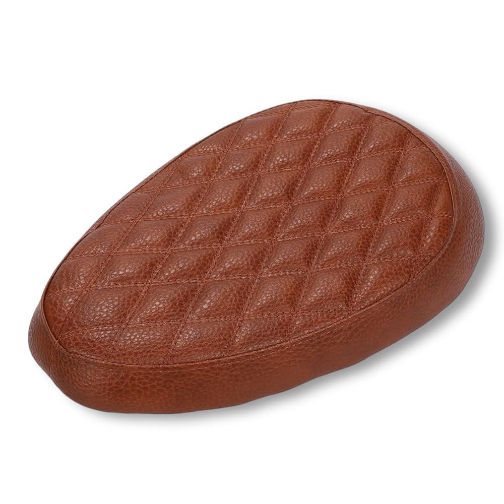 スーパーカブ C50 C70 C90 リトルカブ バイクシート シート ダブルクロスステッチ 座席 カスタム パーツ 外装 ホンダ 社外品 ブラウン