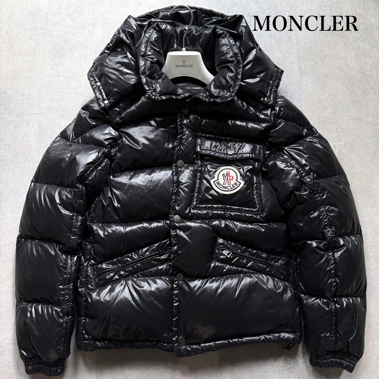 夏限定価格　MONCLER ブラック ダウンジャケット　k2 2025年最新】モンクレール k2 正規の人気アイテム - メルカリ