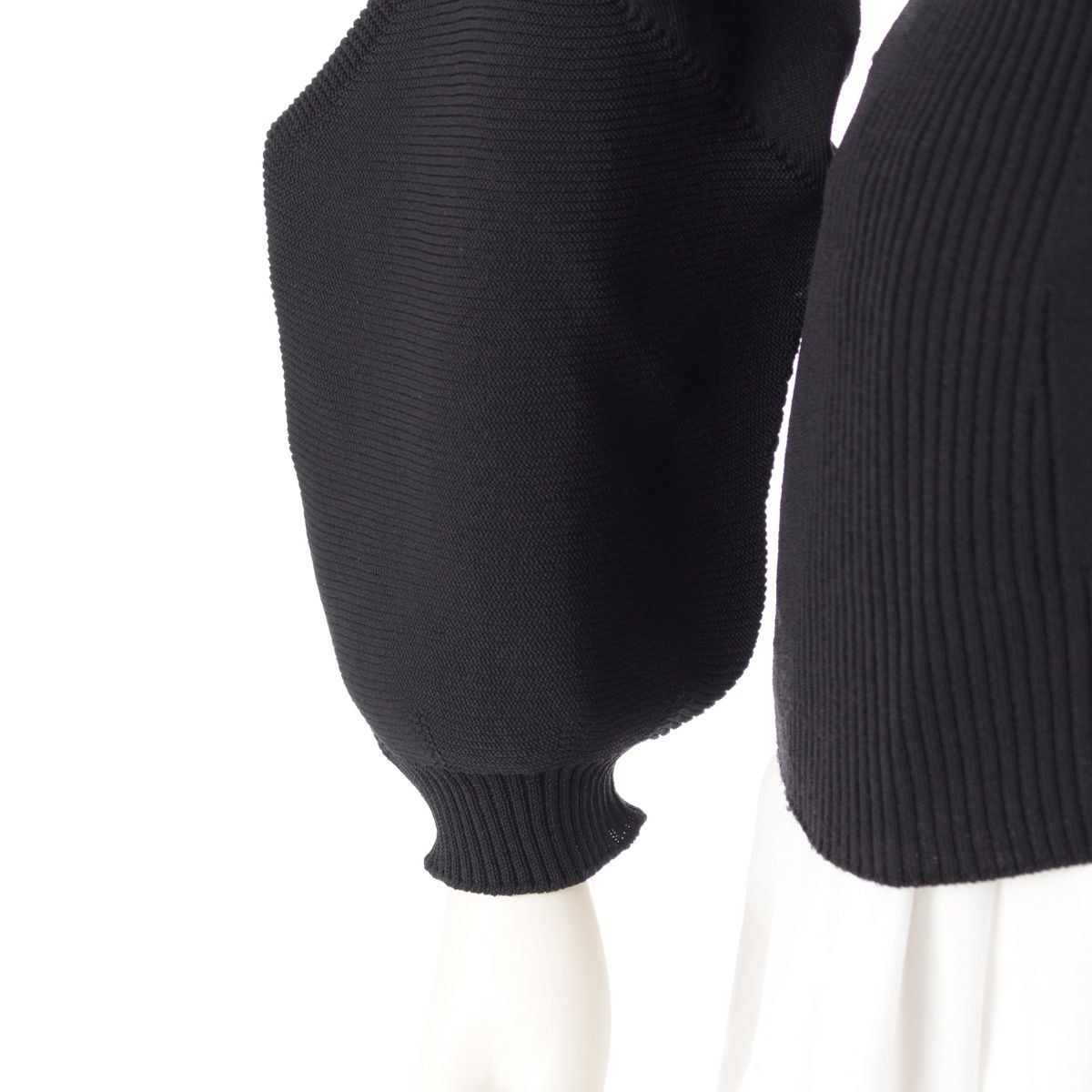 イッセイミヤケ 23AW アセテート×ナイロン ストレッチ 変形