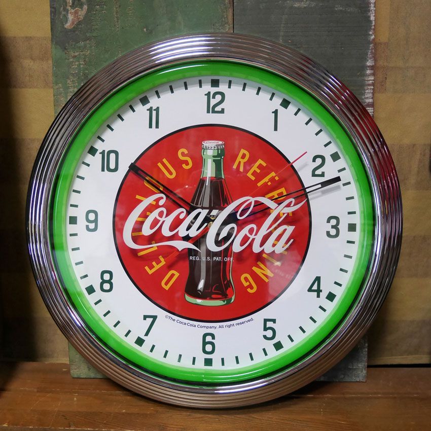 コカコーラ ネオンクロック coca-cola COKE Neo Neon Clock
