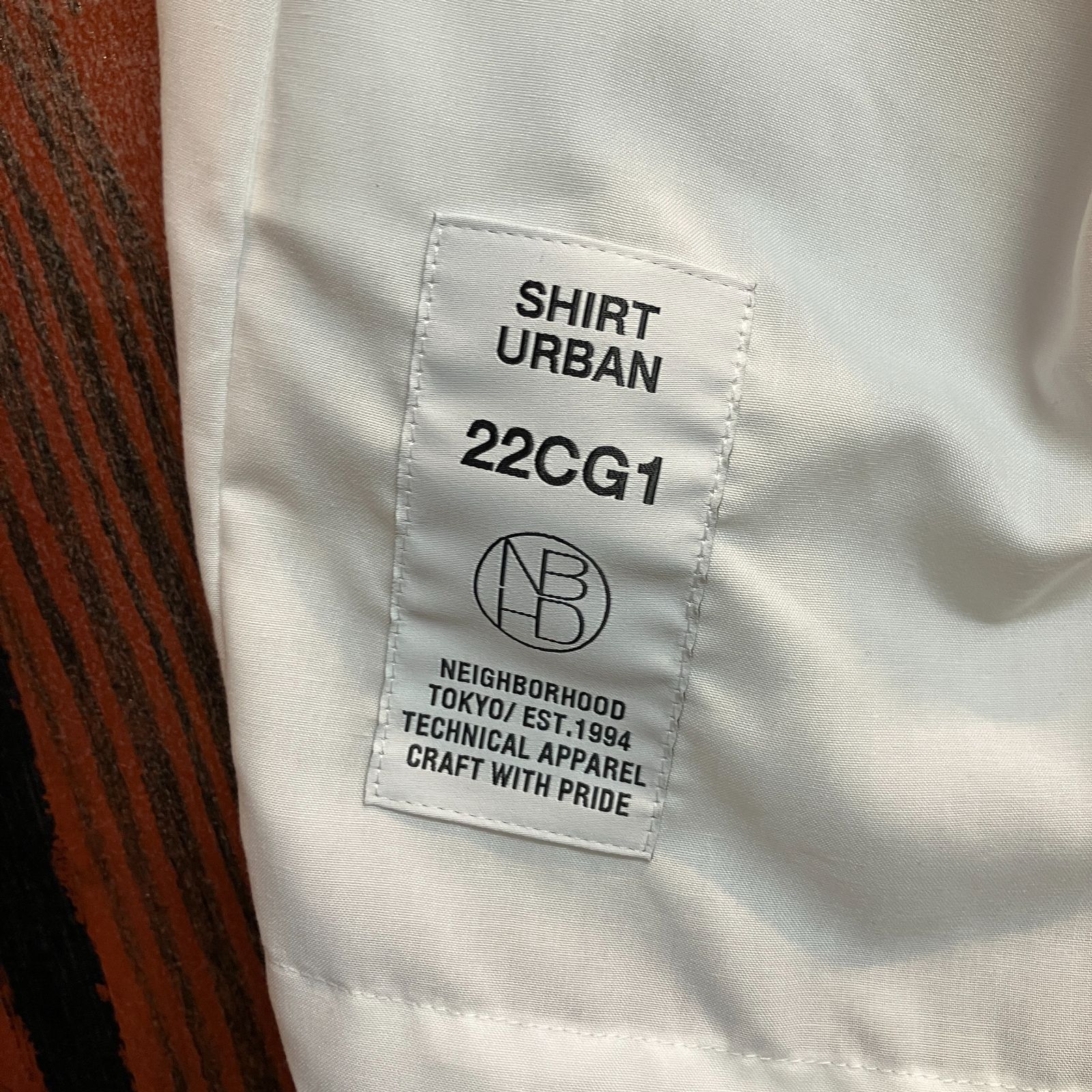 むつ75-062401】NEIGHBORHOOD 22ss PIPING オープンカラーシャツ 