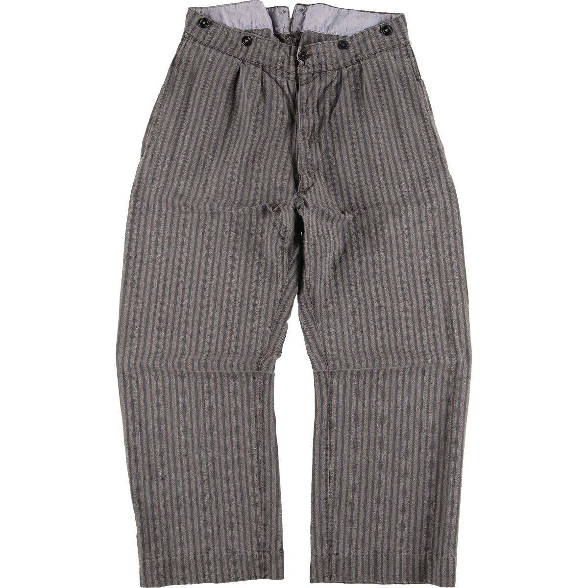 USA古着 コットンスラックス ストライプ ワイド シティ USA古着 コットンスラックス ストライプ ワイド シティ USA古着