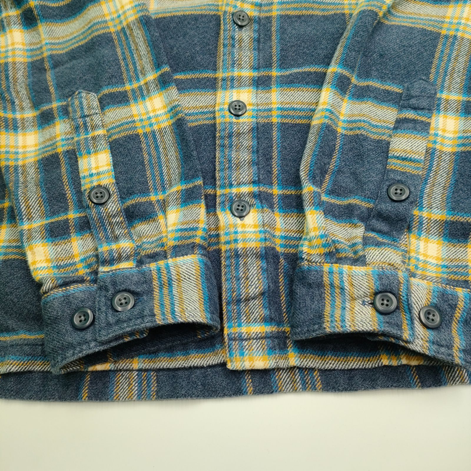 00s Patagonia オーガニックコットン フィヨルド フランネルシャツ