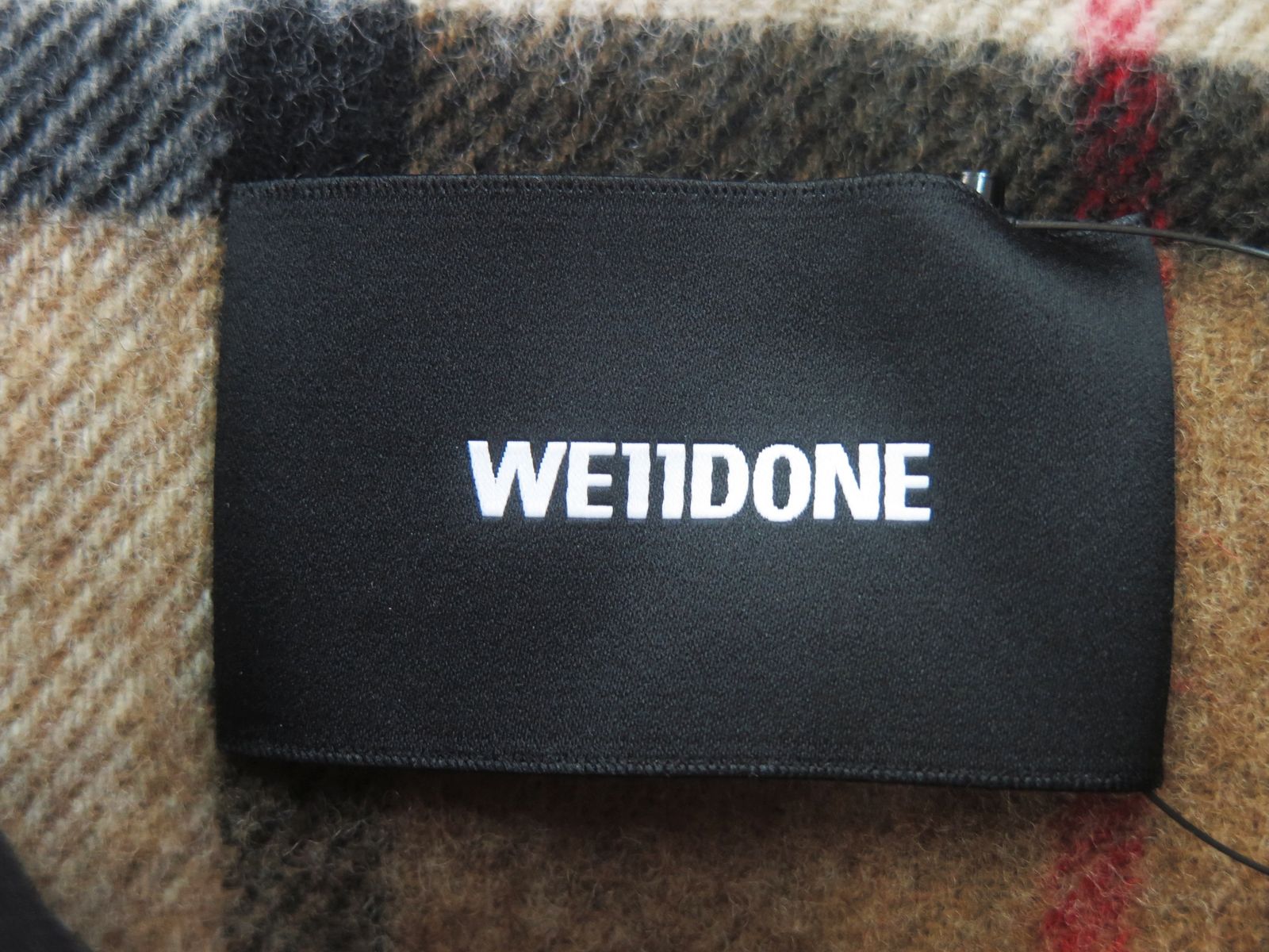 WE11DONE ウェルダン WD-BL3-20-910-U-CM CHECK ANORAK WOOL SHIRT