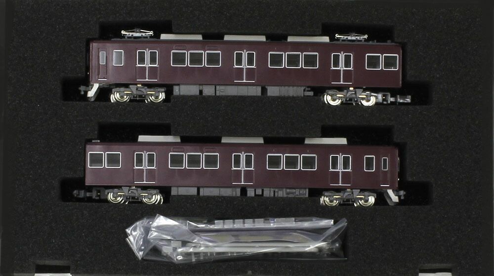 阪急7000/7300系（旧塗装）先頭車2輛セット（動力無し） 【グリーン