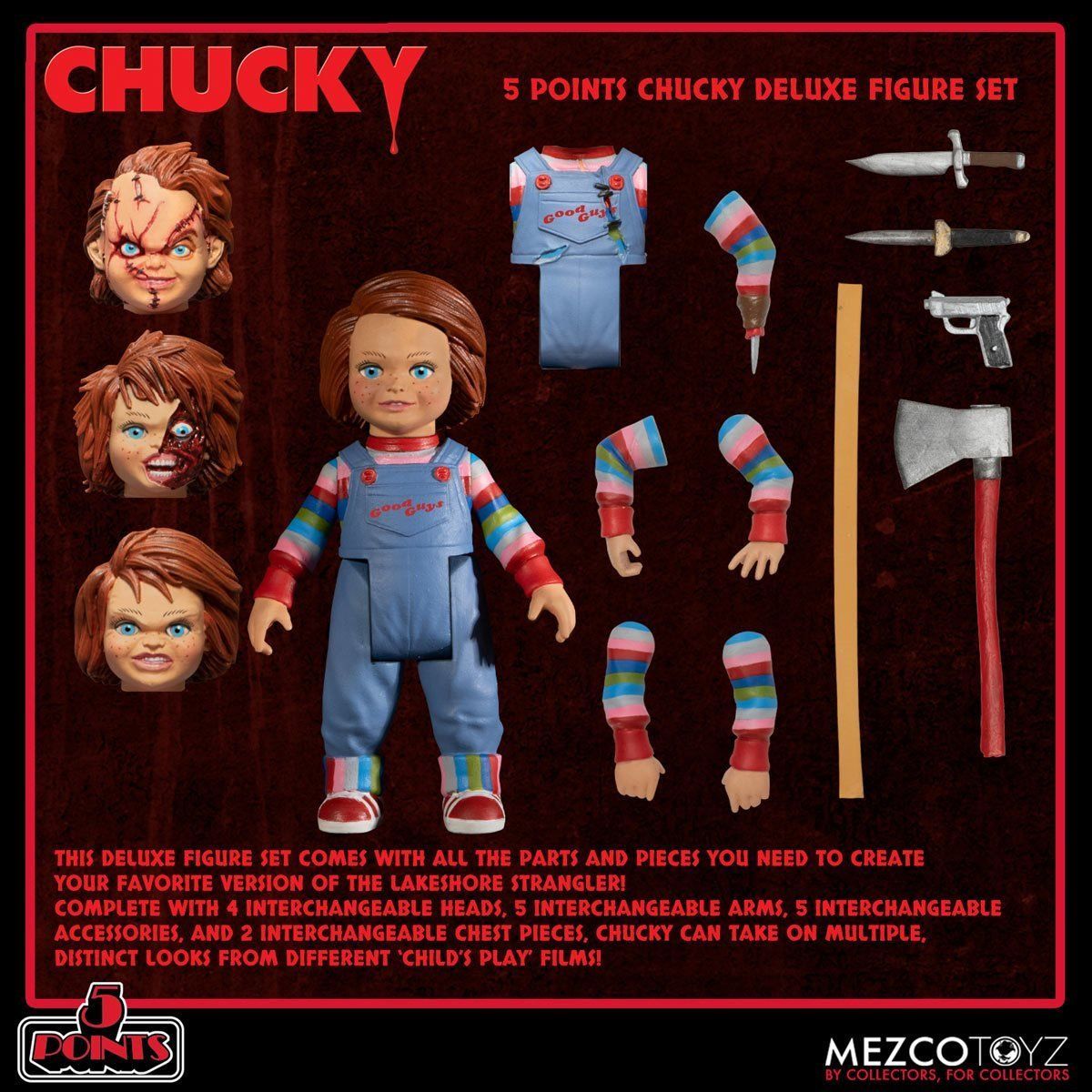 チャッキー 5ポイント フィギュア Child's Play Chucky 5 Points