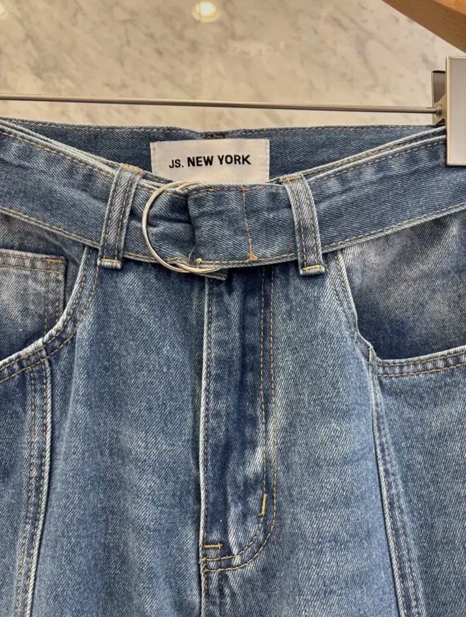 NEW YORK スタイル 企画 2025 f w ベルトSET ウォッシュ デニム ブーツカット デニム
