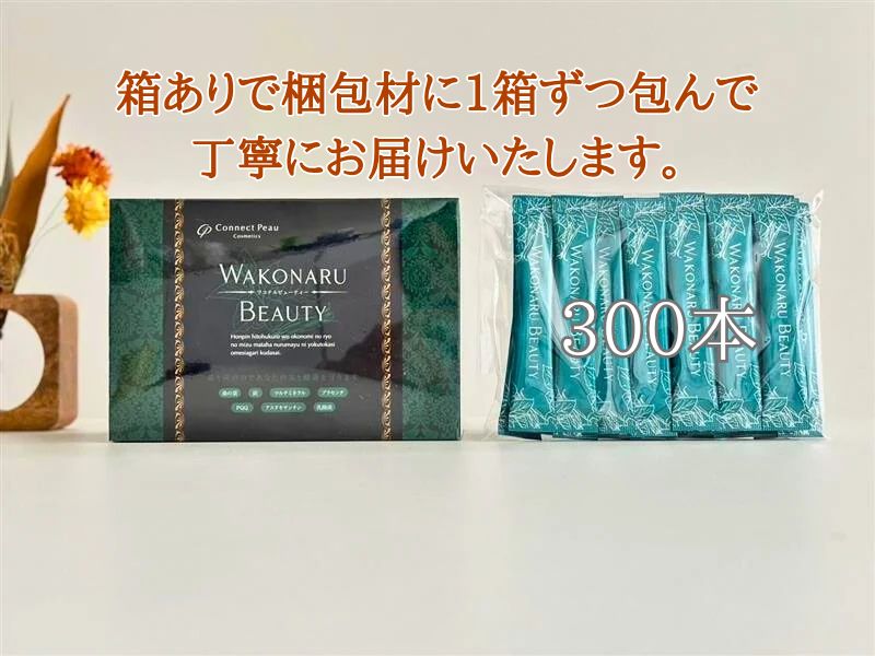 ワコナルビューティー 300本セット 100本×3箱 ｜箱入り｜賞味期限2027年4月｜ 挑戦中