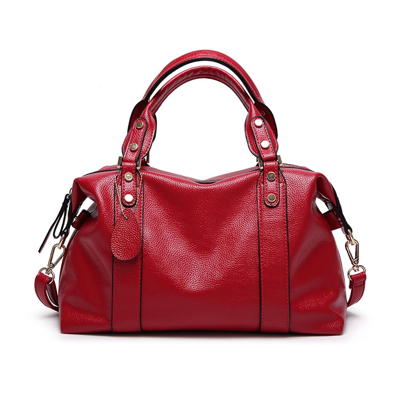 ハワイアンキルト 横長バッグ バス 2WAY バスの革タグチャーム付き