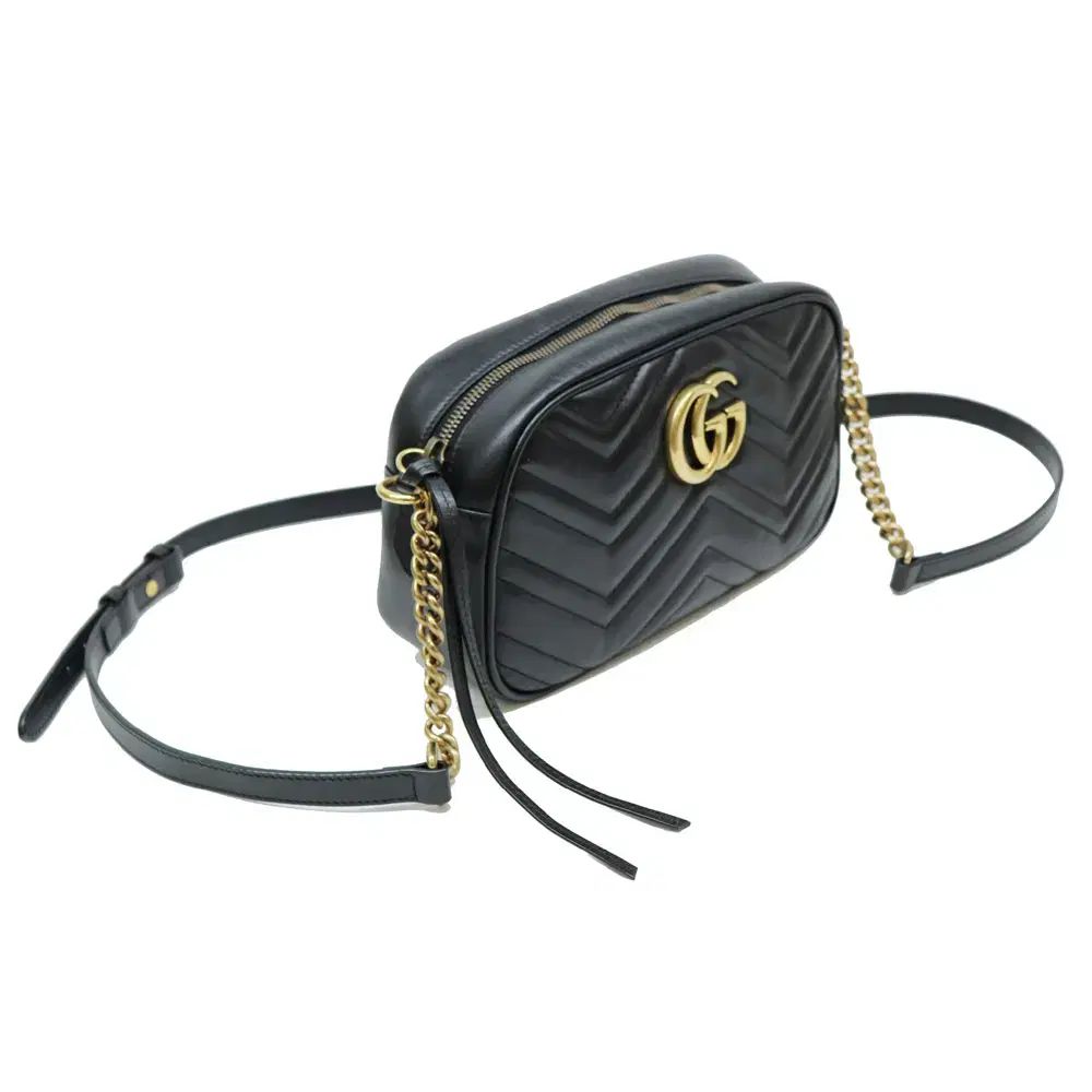 人気絶頂 状態良し グッチ 447632 マトラッセ スモール ショルダーバッグ インナーバッグ