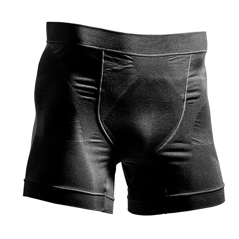 Dr.EAST 男性用DERIT TECH デリットテック SHORT SPATS ゴルフ マラソン パフォーマンス向上 機能性パンツ 締め付けないコンプレッションウェア JP アルファベット M ブラック 0