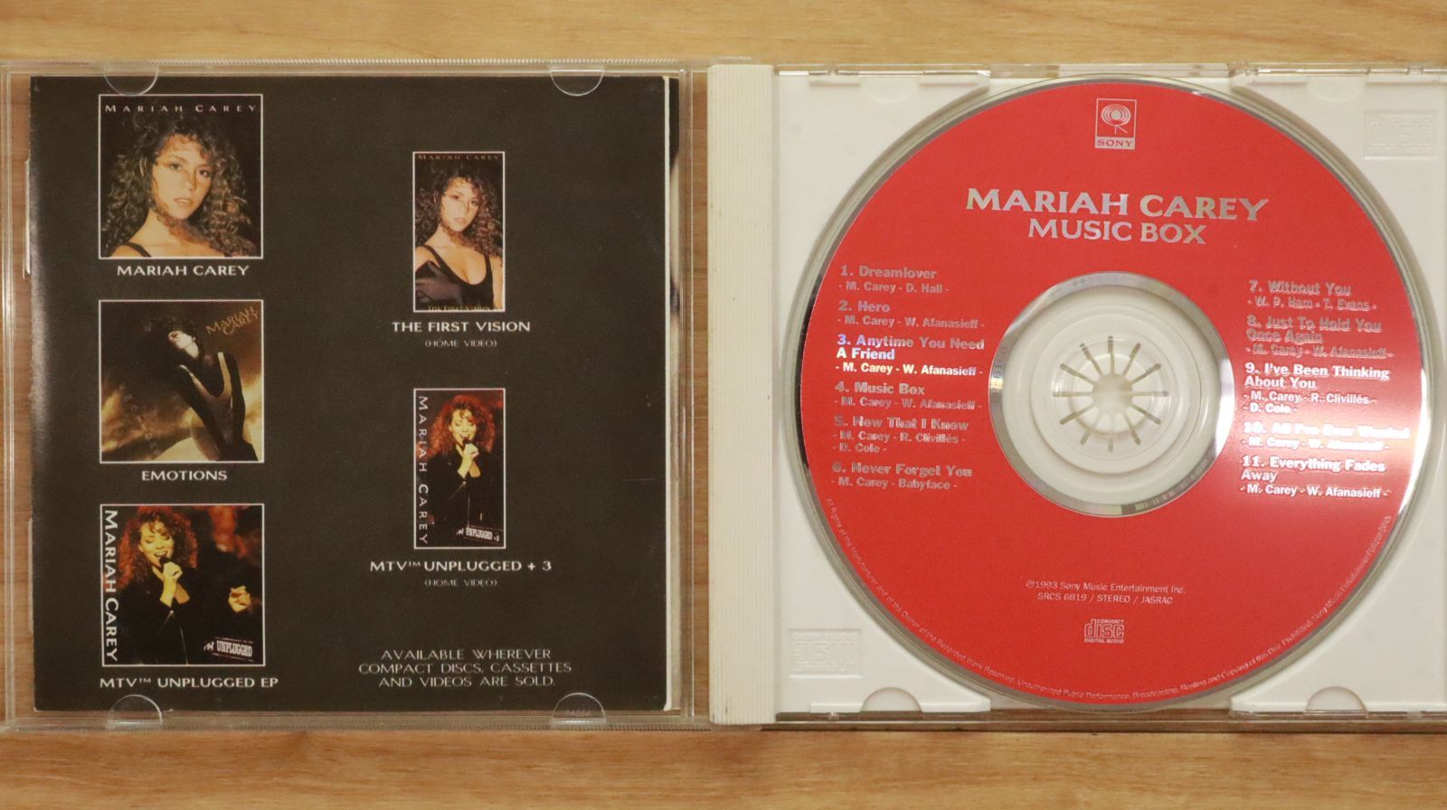 [海外限定盤] マライア・キャリー 「MUSIC BOX」 限定記念盤CD 海外限定盤] マライア・キャリー 「MUSIC BOX」 限定記念盤CD