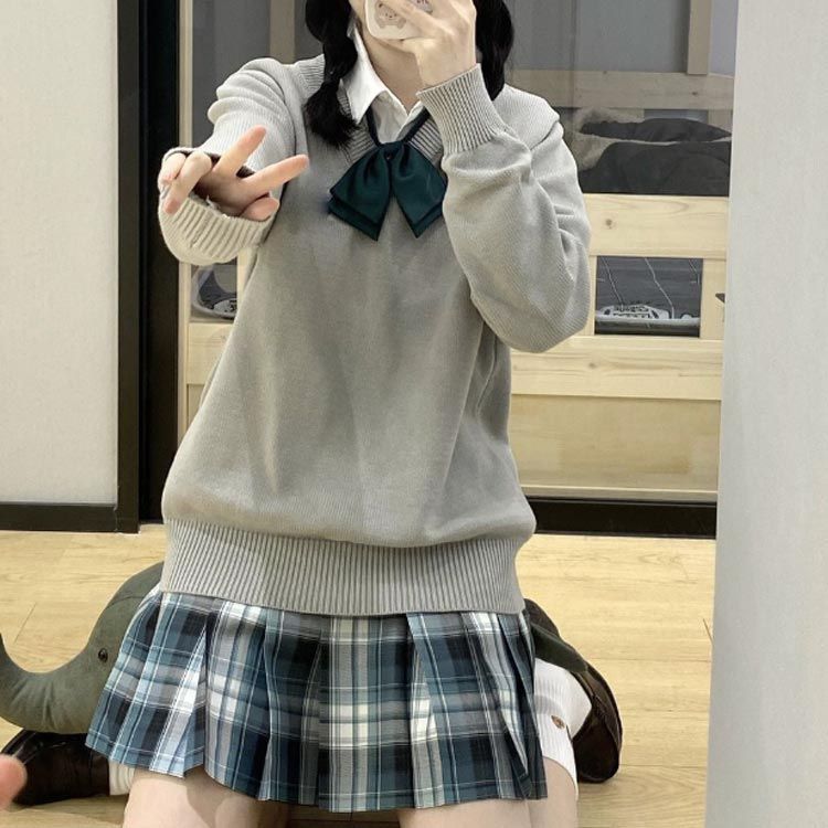 カーディガン スクール 学生服 女子高生 制服 スクールセーター 防寒 カーディガン 無地 レディース カーディガン ニット通勤 通学 アウター シンプル 上着 Amazon | LIUZHONGQIN スクールカーディガン カーディガン