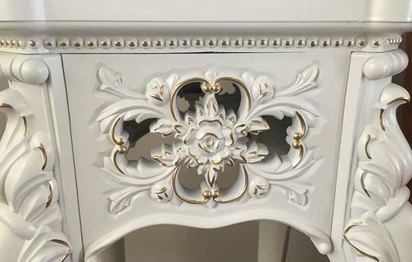 サイドテーブル コンソールテーブル 玄関テーブル 花台 アンティーク調デザイン 植木鉢置き MARWIL-DEMENAGEMENTS_CH