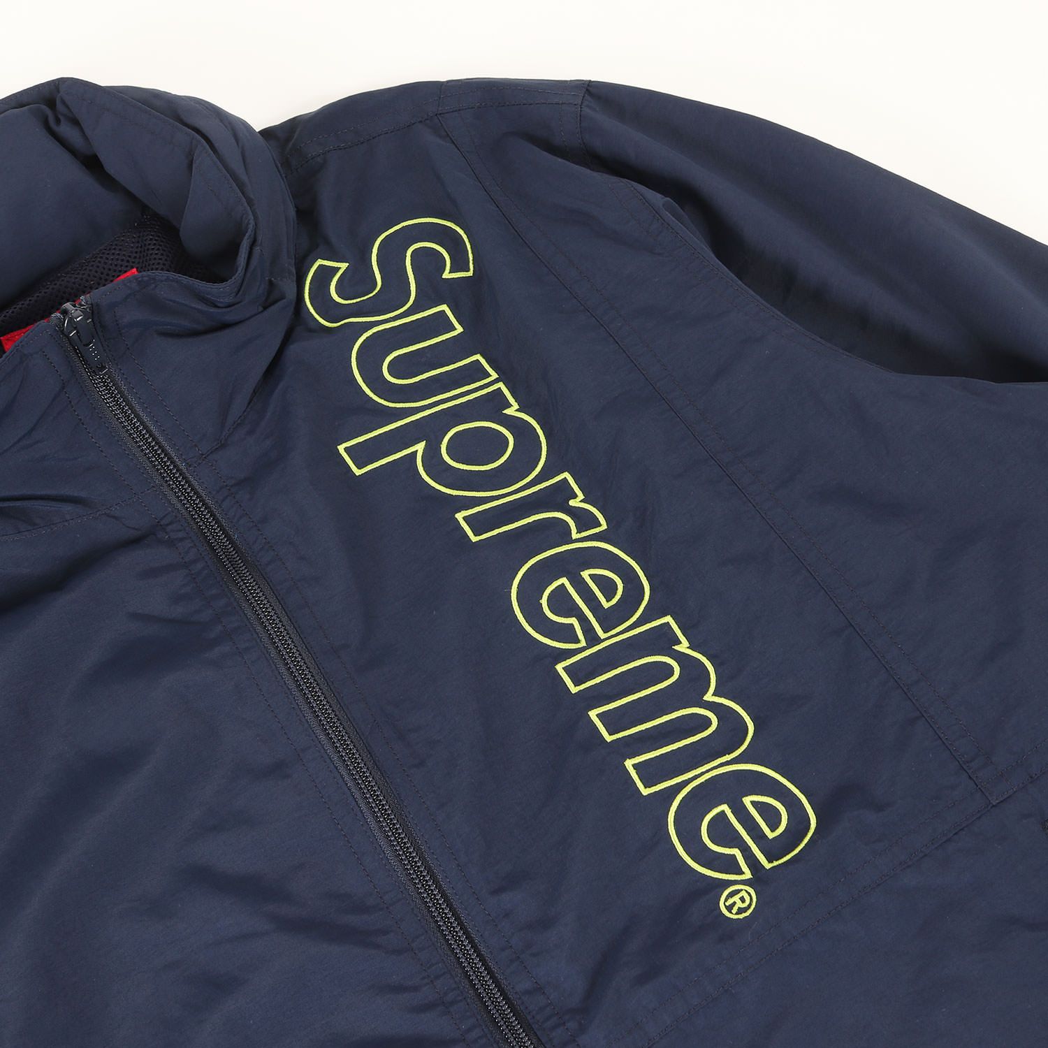 Supreme シュプリーム ジャケット ネイビー 紺 サイズ:S | ロゴ刺繍 