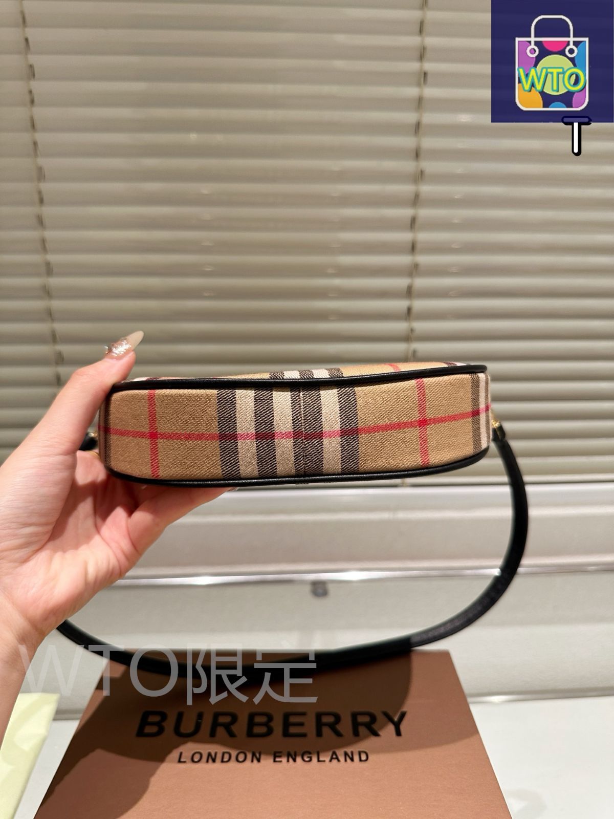 今日特価】Burberry バーバリー ミニホボシリーズ クラシック格