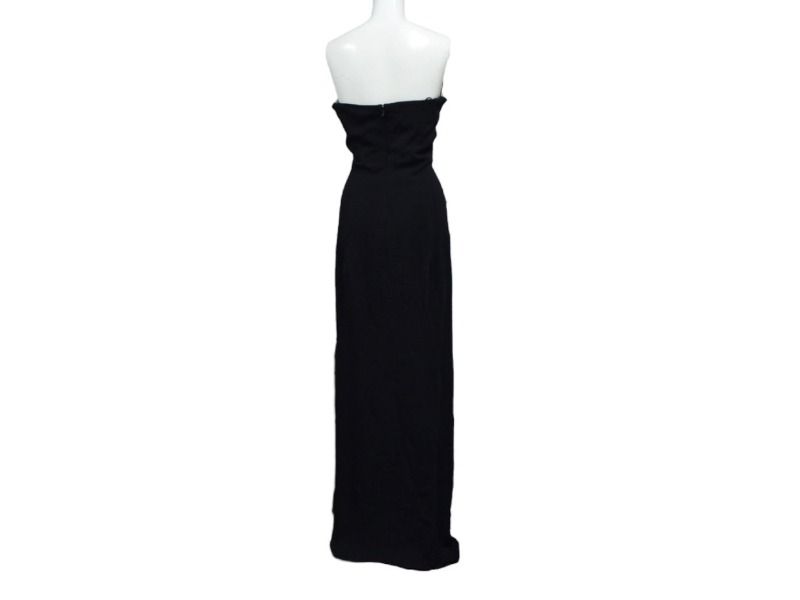 極美品 Mugler ミュグレー structured strapless maxi dress