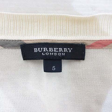 バーバリー ロンドン BURBERRY LONDON 七分袖 サマーニット