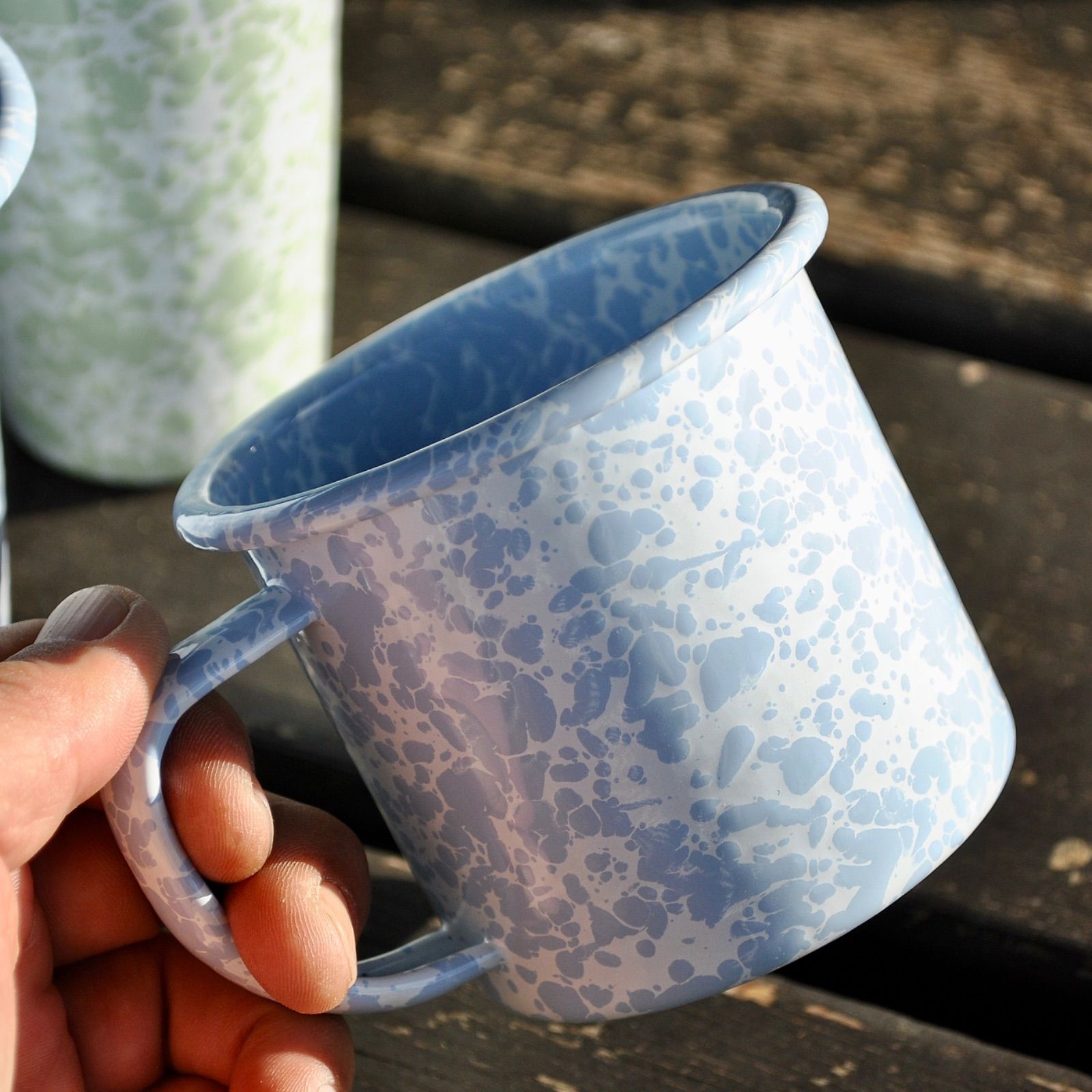 クロウキャニオンホームスプラッターホーロー食器【マグ4色セット