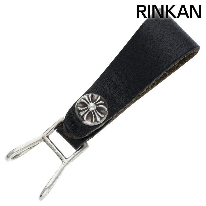 クロムハーツ BELT LOOP クロスボールボタンレザーベルトループ メンズ