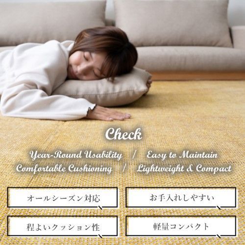 ラグ カーペット シェニールラグ グレージュ 約180×240cm シェニフ 1281260301303 HOMU-JOURNEY_COM