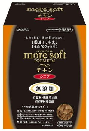 同梱不可 12個セット ペティオ Add.Mate moresoftプレミアムチキンシニア600g