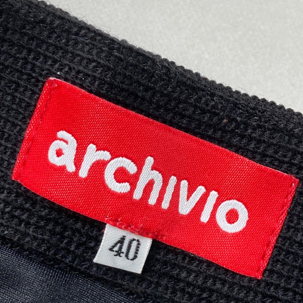 サイズ：40 ARCHIVIO アルチビオ  スカート  ブラック系 [240101452367] ゴルフウェア レディース ストスト サイズ：40 ARCHIVIO アルチビオ スカート ブラック系