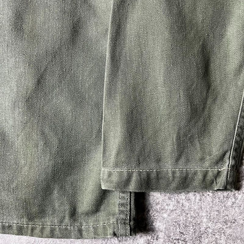 50s 60s 本物 民間 US ARMY 13スター コットン サテン ユーティリティ