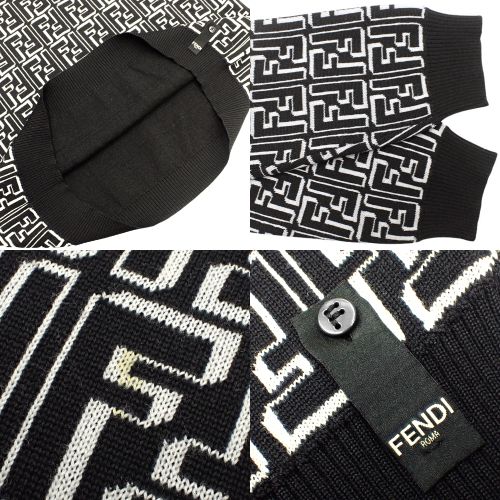 FENDI ズッカ柄 FF柄 マルチカラー トップス ニット セーター FENDI(フェンディ) ズッカ柄 ニット トップス アパレル ファッション
