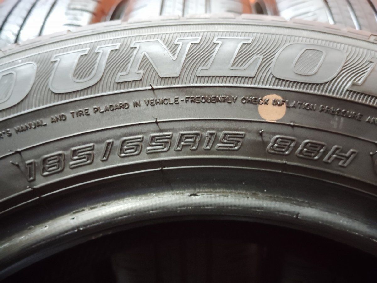 DUNLOP ENASAVE EC300+ 185/65R15 15インチ 夏タイヤ 4本 21年製 バリ 