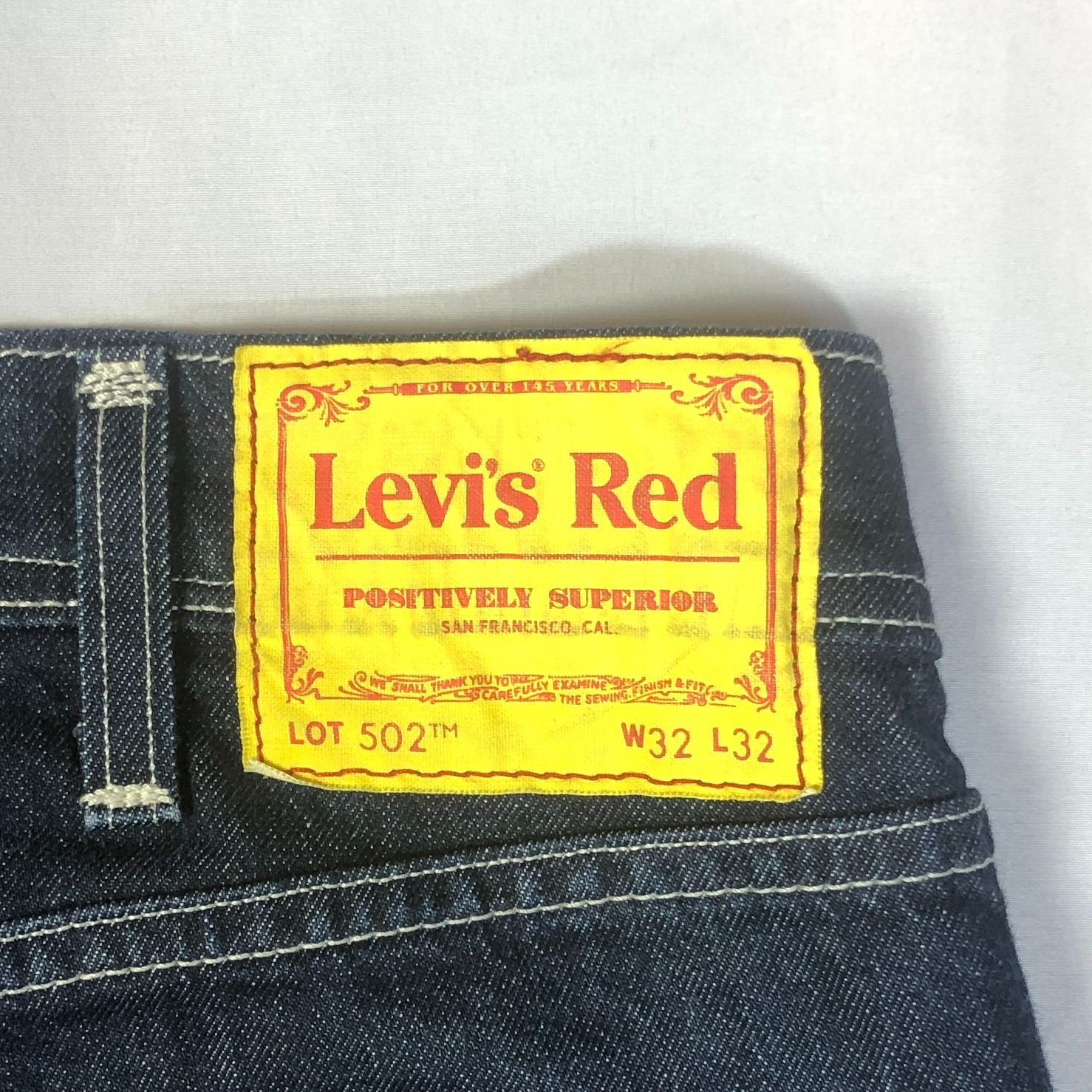 即決☆Levi's Red☆W32 リーバイスレッド ストレートパンツ ジッパー