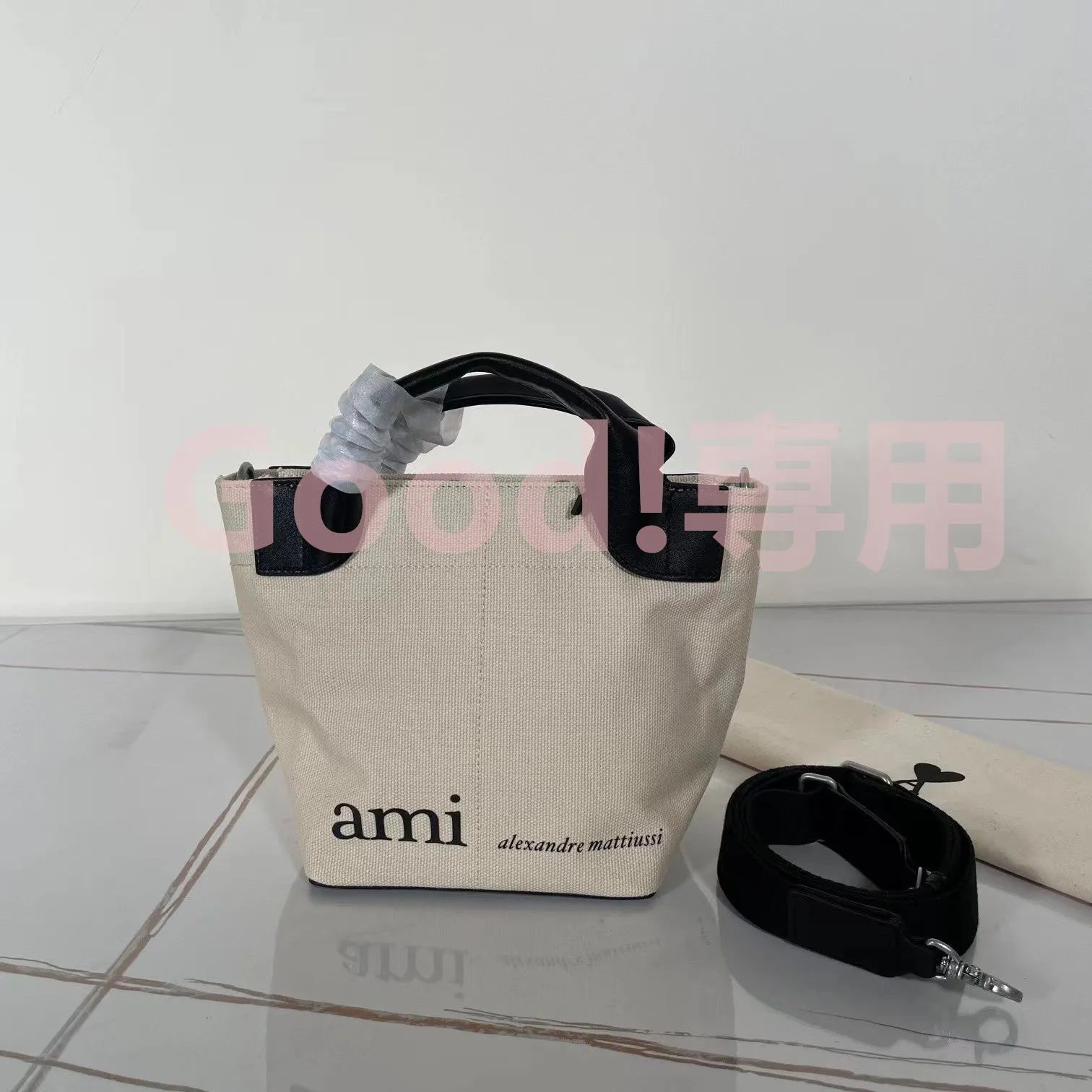 人気美品】アミパリス Amiparis マーケットバッグ キャンバスバッグ 2way トートバッグ ショルダーバッグ - メルカリ