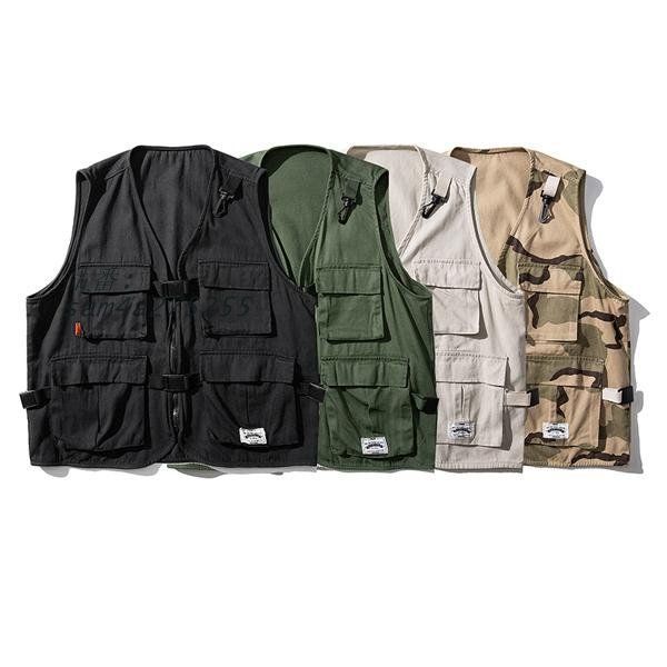 ベスト メンズ ベスト 作業着 農業 仕事 ミリタ撮影用 カメラマン ウォーキング 登山 アウトドア ポケット付 釣り am4a275255