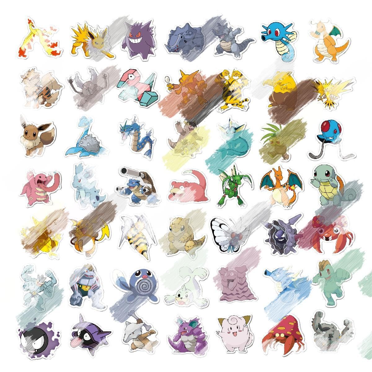 104枚 ポケモン 防水 シール ポケットモンスター 可愛い アニメ 即納 ポケモンシール ステッカー ポケットモンスター 100枚セット