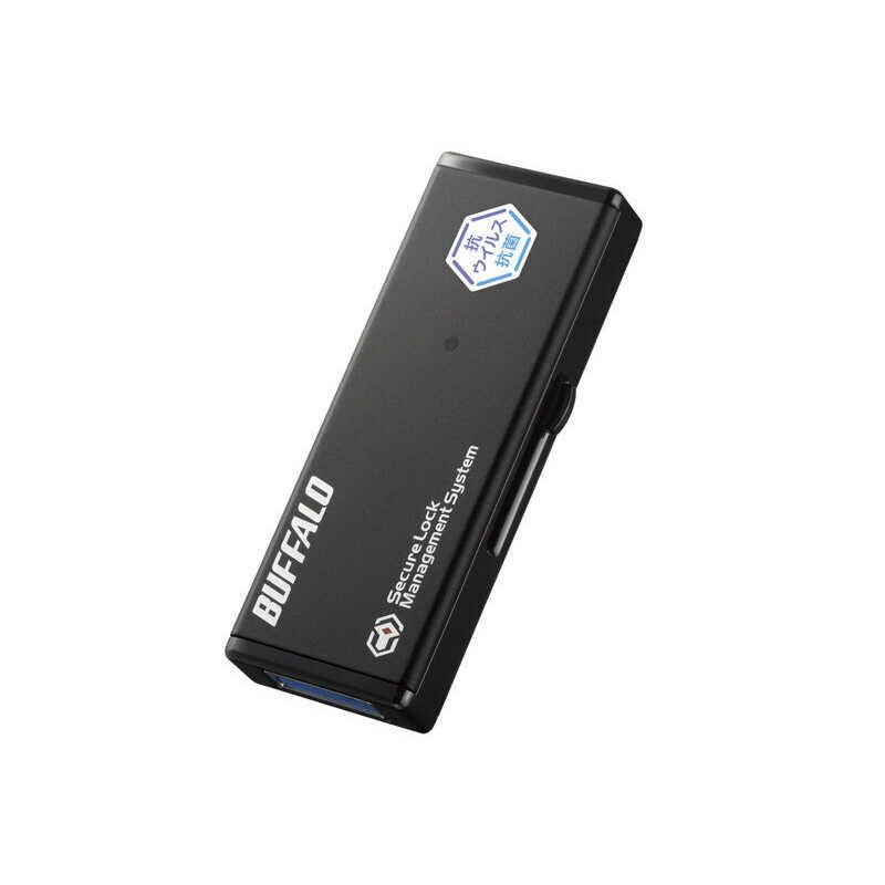 未開梱 BUFFALO USBメモリ SIAA抗菌 Mac Windows11対応 4GB USB TypeA USB3.2 スライド式 RUF3-HSVB4G