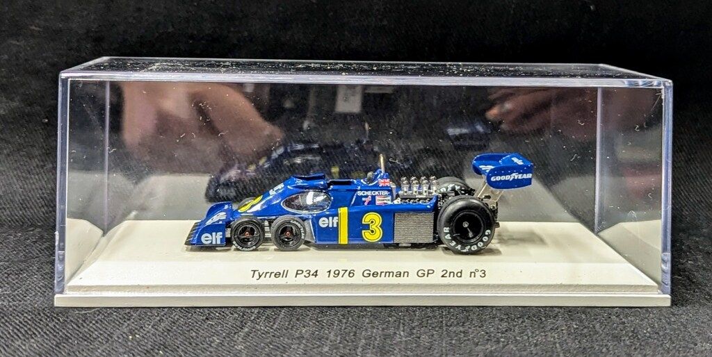 MINIMAX 1|43 Reve Collection Tyrrell P34 1976 German GP 2nd No.3 J.Scheckter R70022
