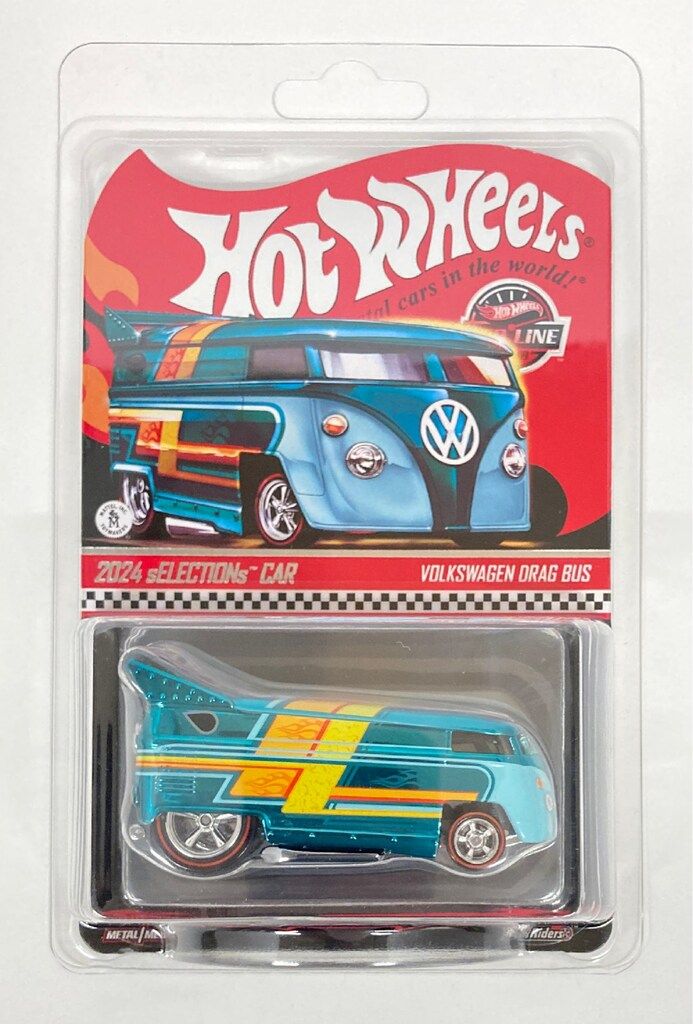 MATTEL RLC/RED LINE CLUB/2024 SELECTIONS CAR HOTWHEELS VOLKSWAGEN
